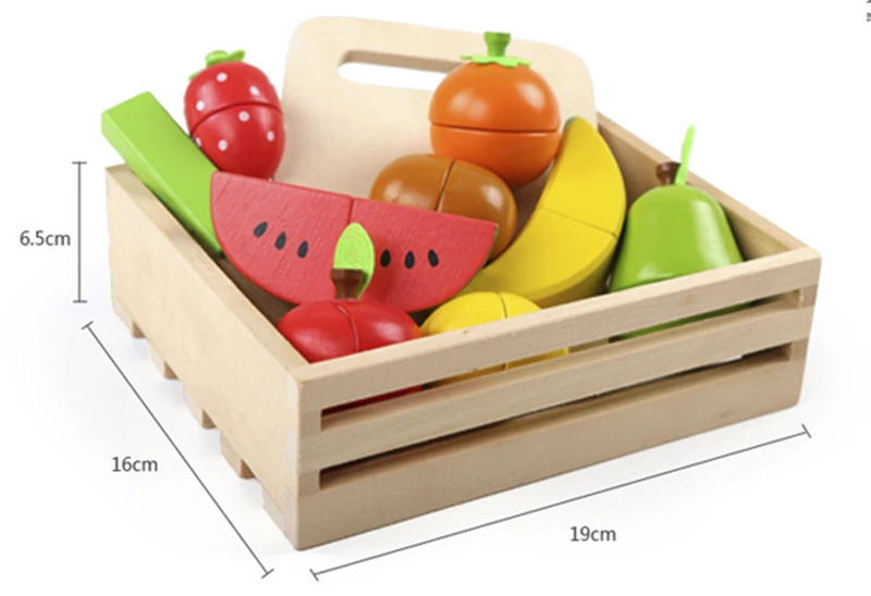 jouet panier de fruits bois éducatif