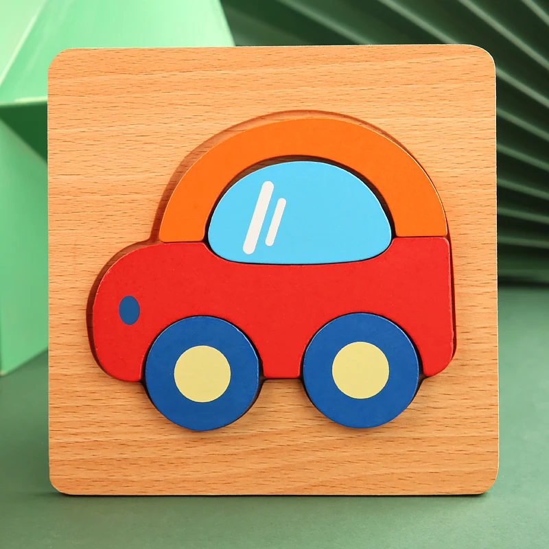 Puzzle voiture bois