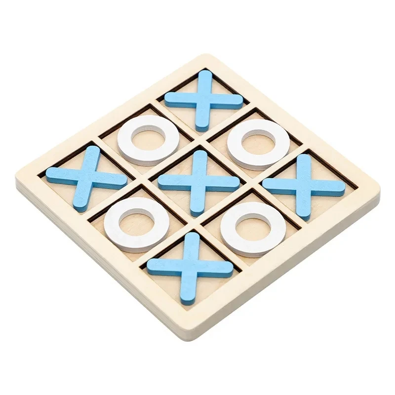 jeu de tic-tac-toe en bois