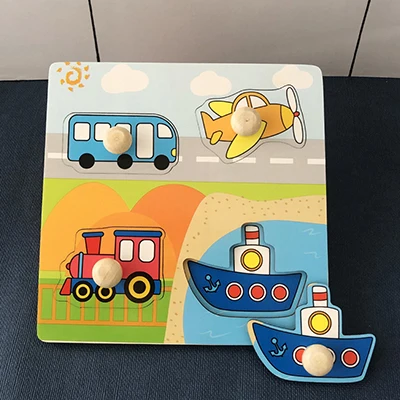 puzzle transport bois enfants