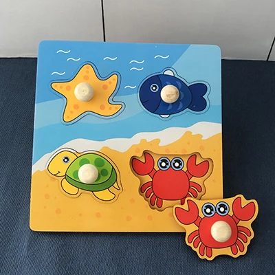 Puzzle plage bois enfants