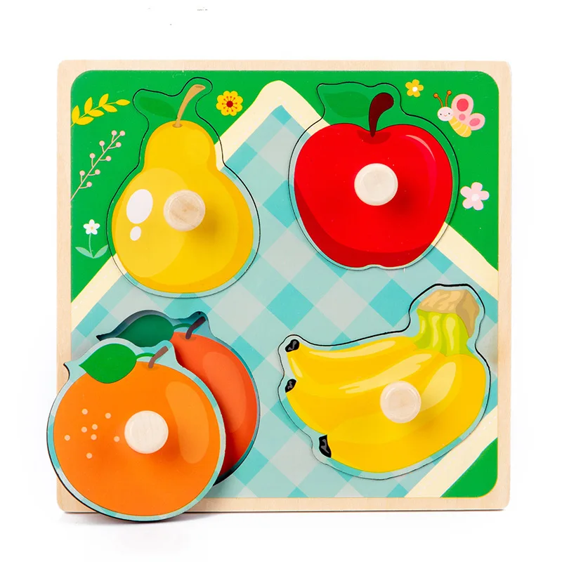 puzzle en bois fruits enfants