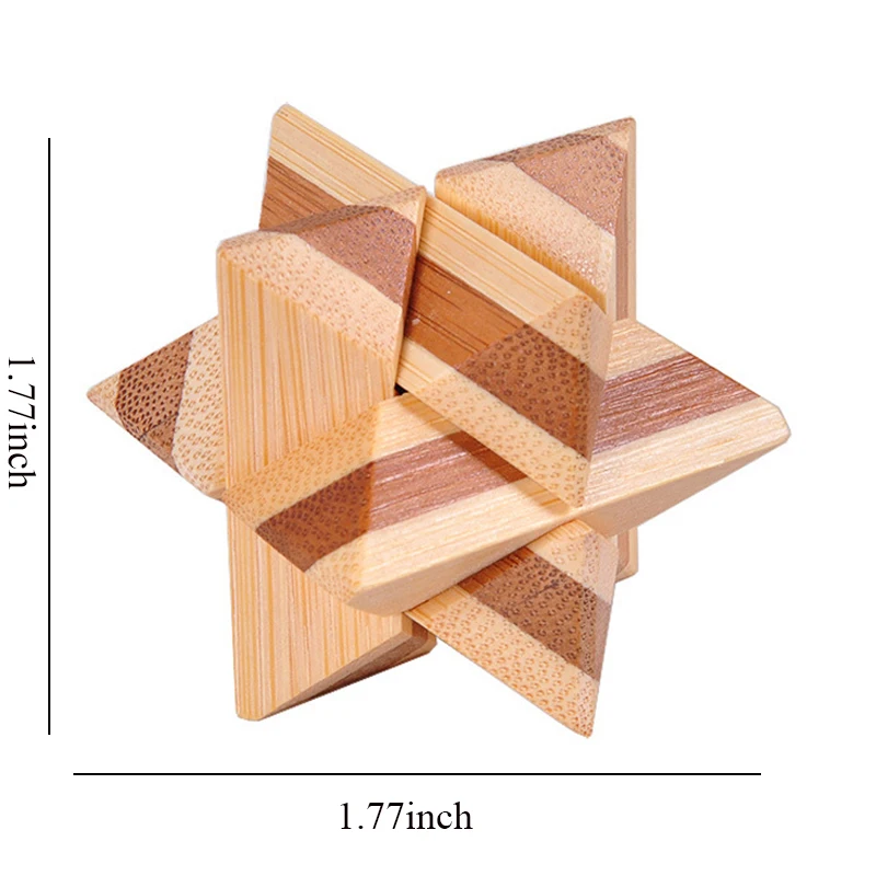 Casse-tête étoile en bois