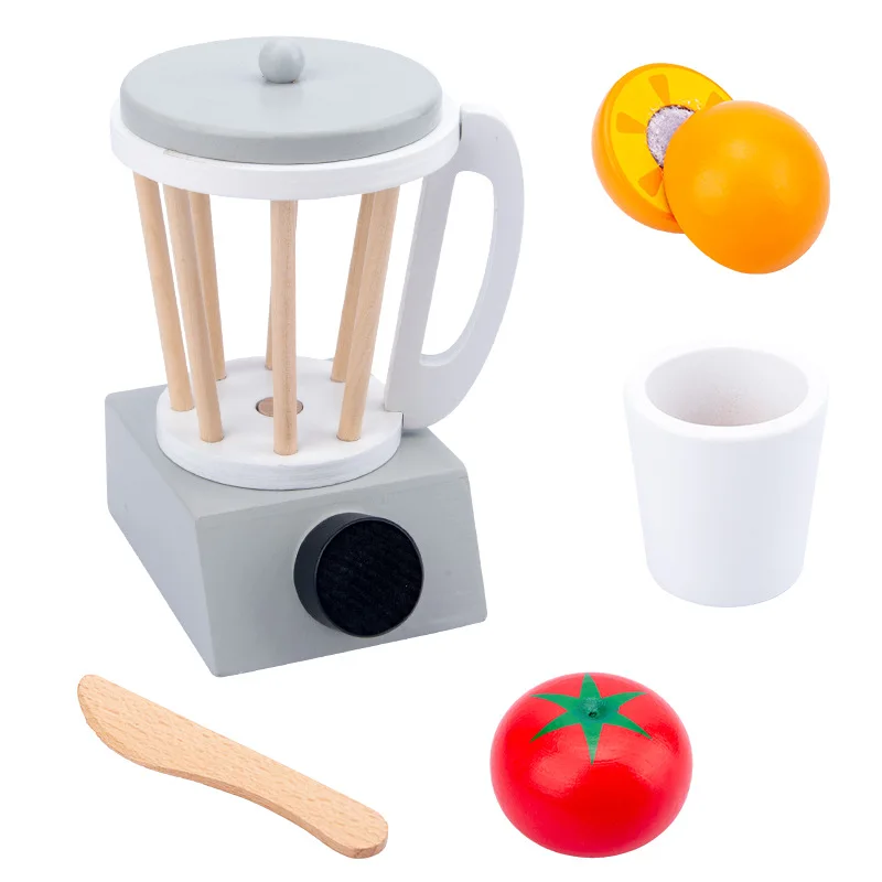 jouet blender en bois pour enfants