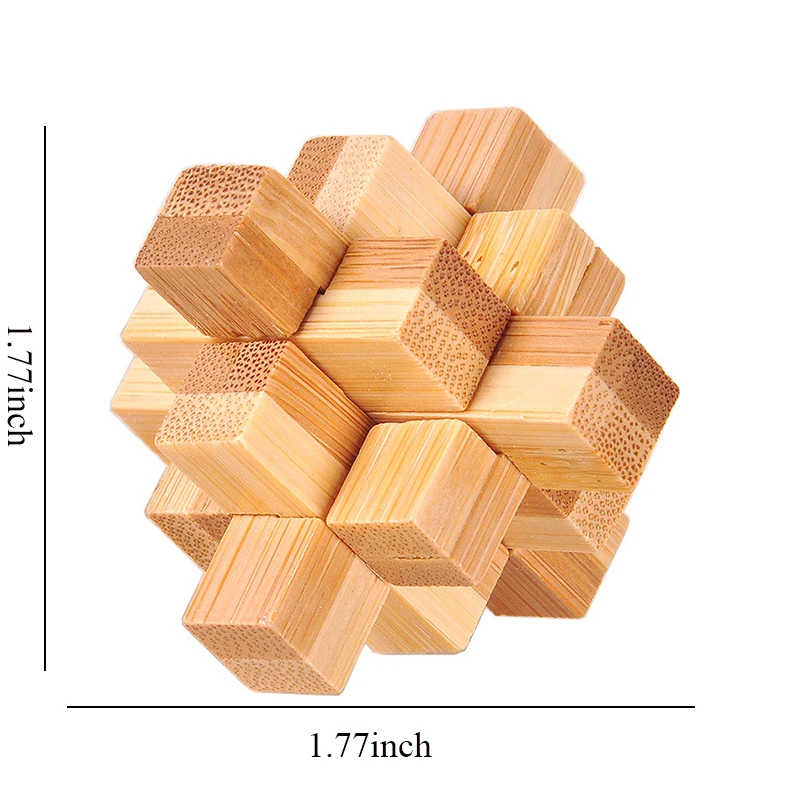 Cube en bois stratégique